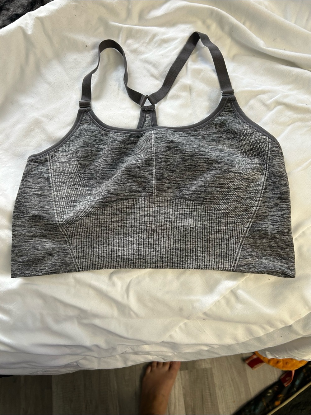 All in Motion Gray Seamless Sports Bralette
